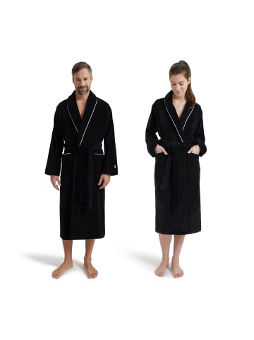 Möve Schalkragenmantel Homewear in black