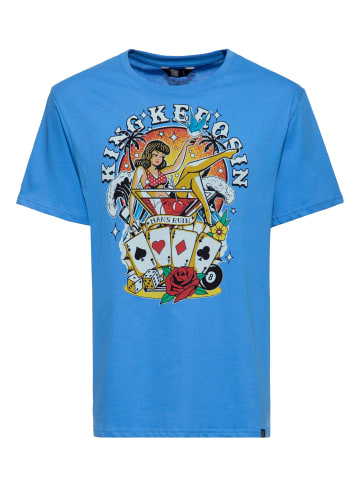 King Kerosin King Kerosin T-Shirt Man's Ruin in blau