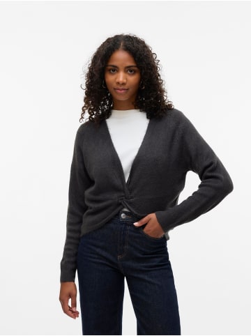 Vero Moda Strickpullover in Dark Grey Melange