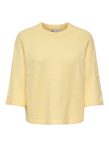 ONLY Strickpullover in Mellow Yellow
