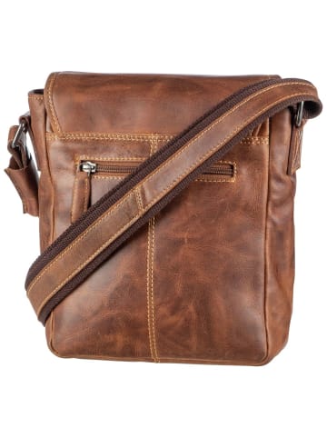 Greenburry Umhängetasche Cafe Racer in Antikbraun