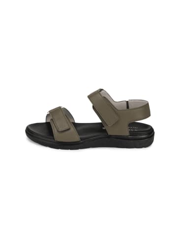 VITAFORM Hirschleder Sandalen in khaki