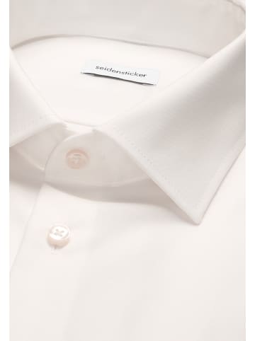 Seidensticker Business Hemd Shaped in Ecru