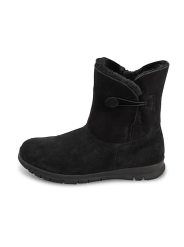 VITAFORM Veloursleder Stiefeletten in schwarz