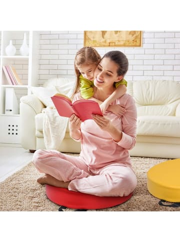 COSTWAY 6er Set Kinder Stuhlkissen in Bunt