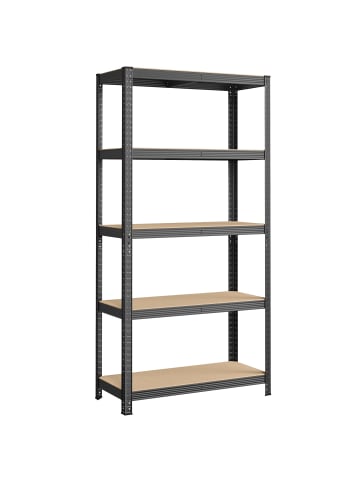 SONGMICS Schwerlastregal Cozory in grau - (B)90 x (H)180 x (T)40 cm