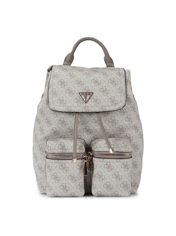 Guess Manhattan II City Rucksack 33 cm in dark taupe logo