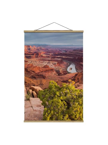 WALLART Stoffbild - Dead Horse Point Canyonlands National Park USA in Orange