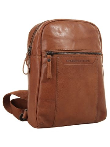 SPIKES & SPARROW Crossover Bag echt Leder in cognac