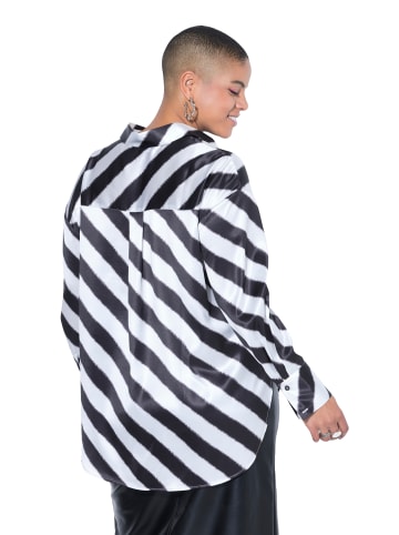 Studio Untold Hemdbluse in schwarz