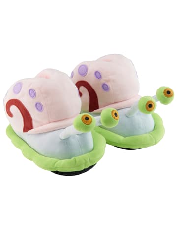 SpongeBob SpongeBob Schwammkopf Hausschuhe 3D Gary in lila