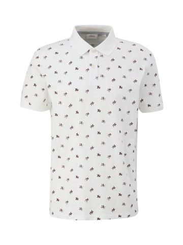 s.Oliver Polo-Shirt in 01A1_weiß