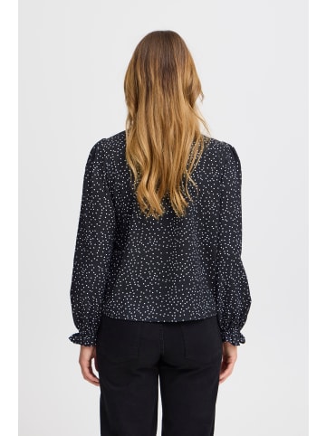 ICHI Langarm-Bluse IXTANYA Regular fit in Black