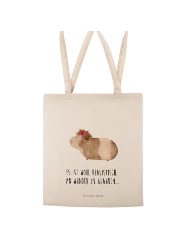 Mr. & Mrs. Panda Shopper Meerschweinchen Weisheit mit Spruch in Creme