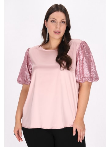 faina Women Plus Size Blouse in Pink