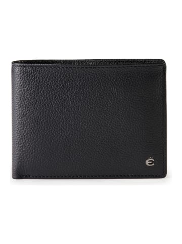 Esquire Houston Geldbörse RFID Schutz Leder 12 cm schwarz