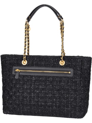 Guess Shopper Giully Tote Tweed in Black