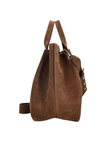 Abro Essential Medium - Shopper 30 cm (mud) in wood