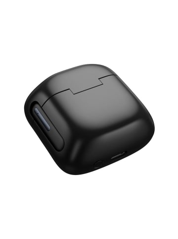 Wisam® EQ14 TWS Bluetooth Kopfhörer Touchscreen Case Schwarz