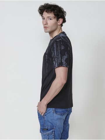 KOROSHI Kurzärmeliges T-Shirt. in SCHWARZ