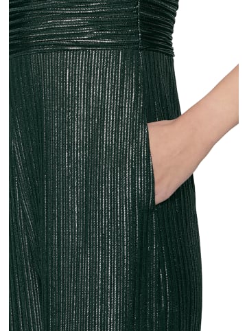 Vera Mont Jumpsuit mit Glanzeffekt in Dark Green/Grey