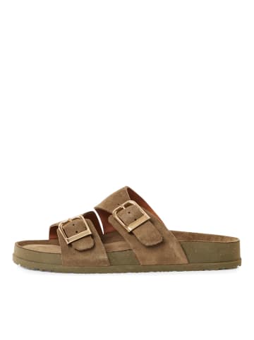 Tamaris Klassische Pantoletten in Oliv