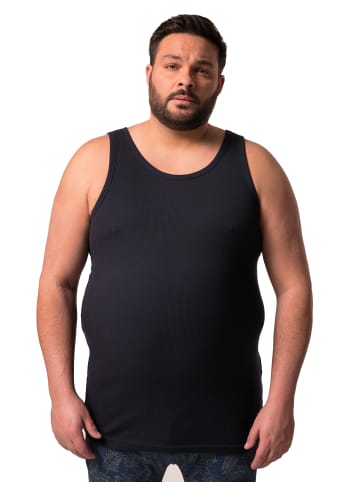 Men Plus Unterhemd in navy blau