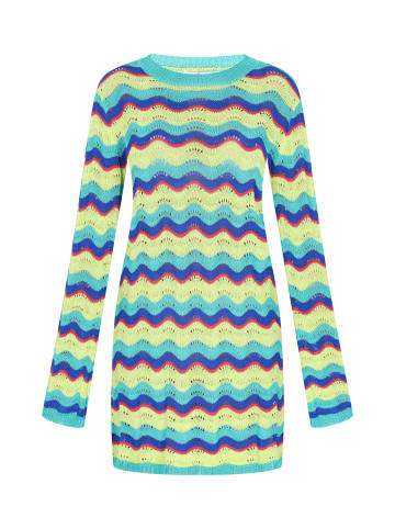 IZIA Dress in aqua multicolor