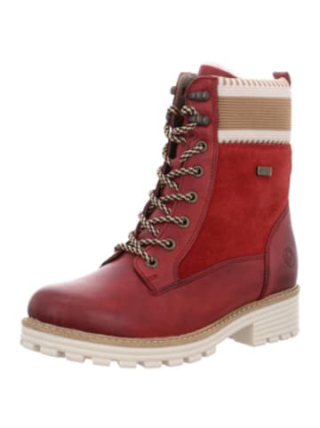 remonte Schnür-Stiefeletten für Damen in rot in rot