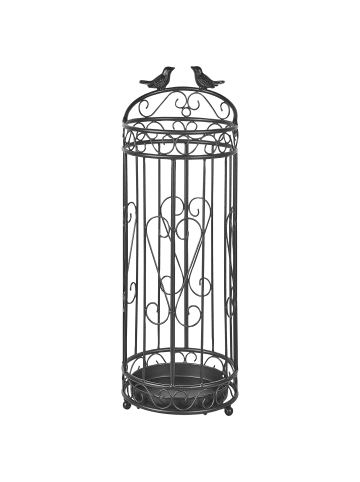 Beliani Schirmständer AMBOISE in Schwarz - (W) 21 x (H) 61 x (L) 21 cm
