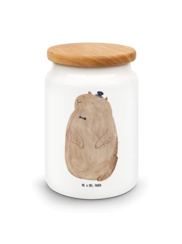 Mr. & Mrs. Panda zuckerdose Murmeltier ohne Spruch in Weiß