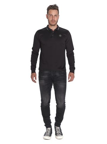 Le Temps des Cerises Poloshirt RONAN in BLACK