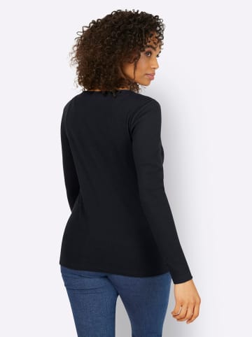 Heine Langarmshirt in schwarz