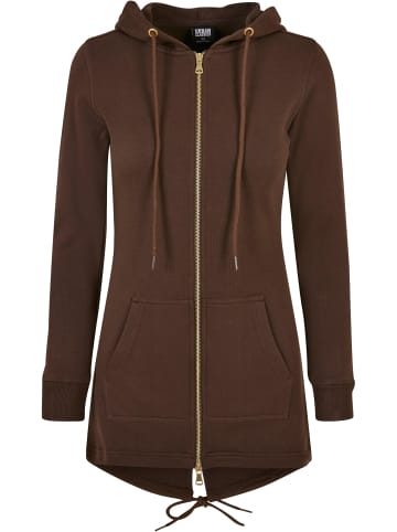 Urban Classics Zip-Kapuzenpullover in brown