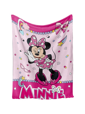 Disney Kuscheldecke Minnie Mouse in rosa/pink