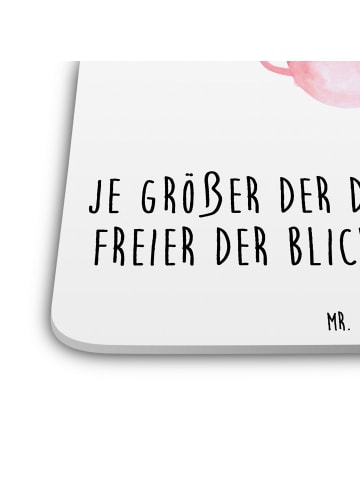 Mr. & Mrs. Panda Untersetzer Axolotl Tanzen mit Spruch in Weiß