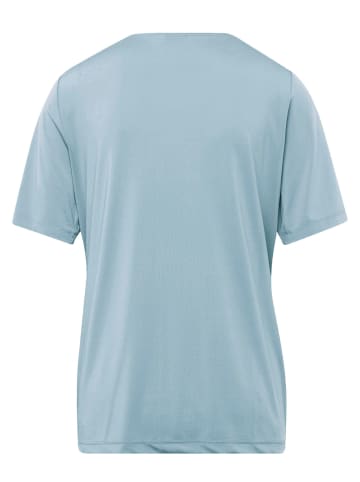 GOLDNER Kurzgröße:  Shirt Gepflegtes Shirt in formstabiler Ware in bleu