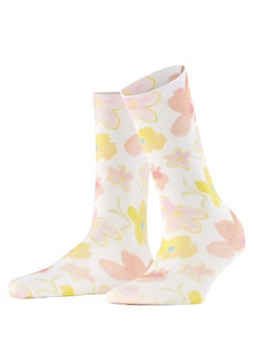 Falke BURLINGTON Garden Bloom Socken in White