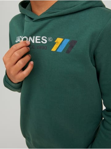 JACK & JONES Junior Kapuzen-Sweatshirt in trekking green