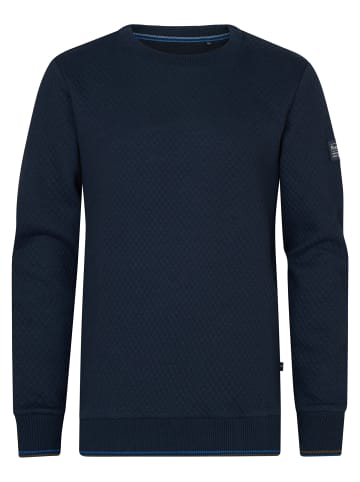Petrol Industries Bequemer Sweater Shorepark in Blau