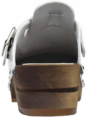 Sanita Comfortwear Clog "Wood-Krisla Open" in Weiß