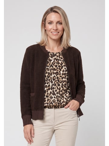 Olsen Strickcardigan in Coffee Bean