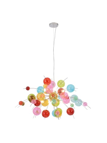 näve Pendelleuchte "EXPLOSION" in bunt - (L)98 cm x (B)98 cm x (H)187 cm