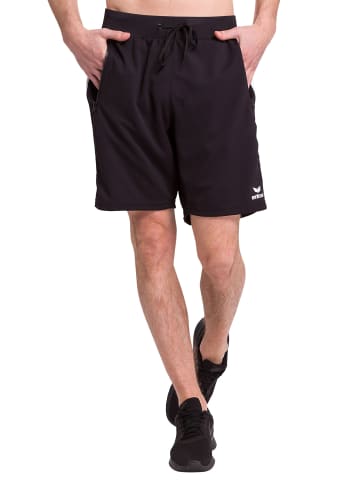 erima Squad Worker Shorts in schwarz/weiss