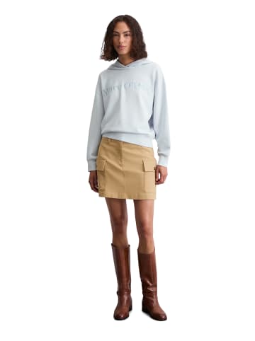 Marc O'Polo Logo-Kapuzensweatshirt relaxed in Calm Blue