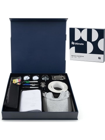 COSTWAY Komplettes Golf Geschenkset in Dunkelblau