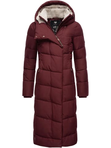 ragwear Wintermantel Pavla Long in Wine Red