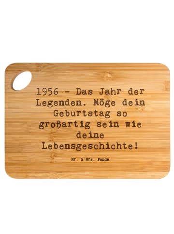 Mr. & Mrs. Panda Küchenbrett Spruch 1956 Geburtstag mit Spruch in Braun