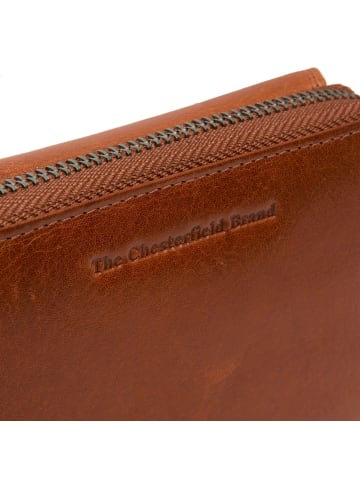 The Chesterfield Brand Salviano Geldbörse RFID Schutz Leder 13.5 cm in cognac