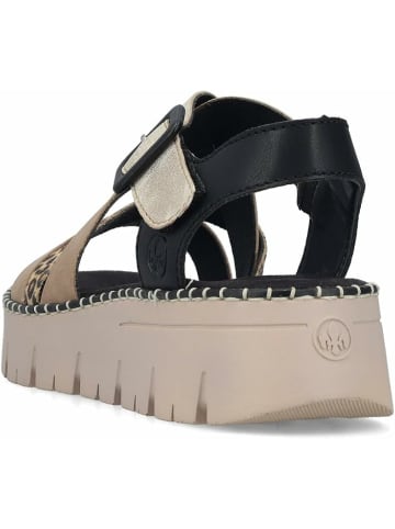 rieker Plateau Sandalen für Damen in beige